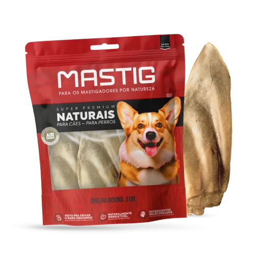 MASTIG Naturais Orelha Bovina